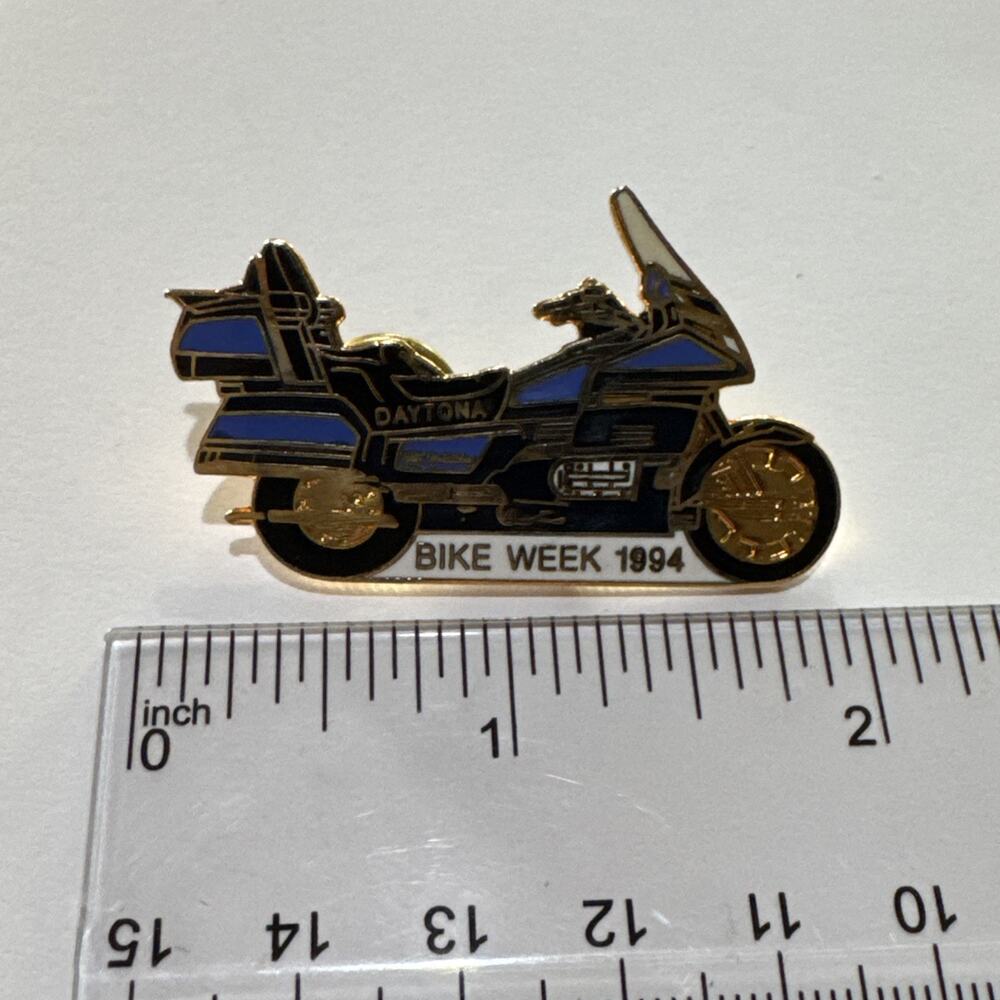 1994 Daytona Bike Week Motorcycle Pin Hat Lapel Vintage Honda Gold Wing See Pics - Picture 2 of 7